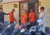 Polisi Amankan 3 Tersangka dan 10 Sepeda Motor