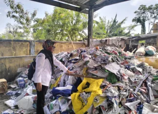 Limbah Kampanye Jadi Karya Seni