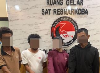 Patungan Beli Sabu dan Pesta di Kamar Kos 4, Orang Diamankan Polisi Salah Satunya Wanita