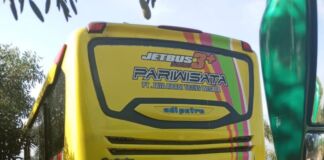 Bus Rombongan Ziarah Alami kecelakaan di Tol Pandaan-Malang, Puluhan Peziarah Terluka