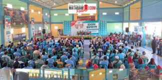 Ratusan Relawan Hadiri Pelantikan Tim Pemenangan Iron Edwin di Dapil 2 Lombok Timur