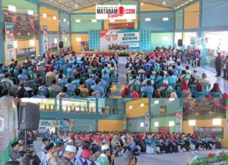 Ratusan Relawan Hadiri Pelantikan Tim Pemenangan Iron Edwin di Dapil 2 Lombok Timur