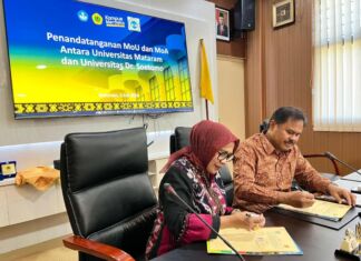 Universitas dr Soetomo dan Universitas Mataram Jalin Kerjasama