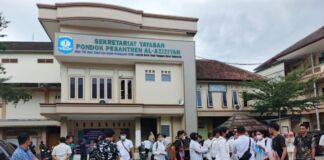 Setelah Periksa 14 Saksi, Polres Mataram Olah TKP di Pondok Pesantren Al Aziziyah