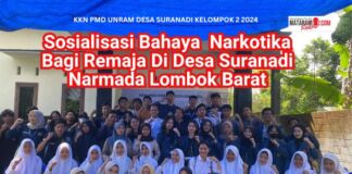 Aksi Nyata KKN PMD UNRAM di Desa Suranadi: Remaja Waspadai Bahaya Narkotika!
