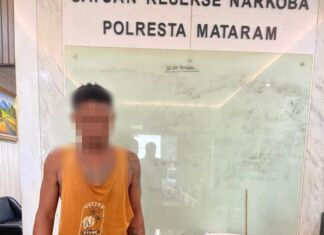 Warga Narmada Ditangkap di Mataram Gara-Gara Sabu