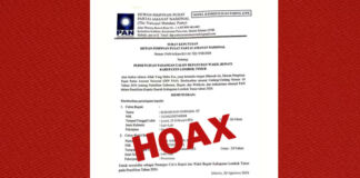 Wakil Ketum PAN Tegaskan Surat Keputusan dan B1-KWK untuk Paslon SJP-Nasruddin adalah Palsu