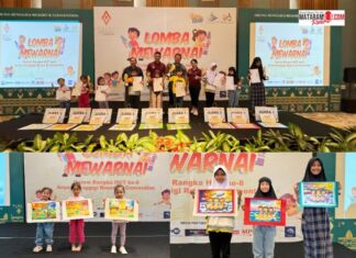 Gelar Lomba Mewarnai, Aruna Senggigi Apresiasi Bakat Seni Anak-anak