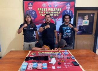 Gerebek 4 TKP, Polisi Amankan 2 Orang Terduga