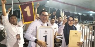 Inilah Nomor Urut Calon Bupati dan Wakil Bupati Lombok Barat