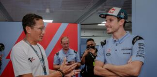 Tinjau MotoGP Indonesia 2024. Menparekraf : Marquez Titip Salam Buat Masyarakat Indonesia