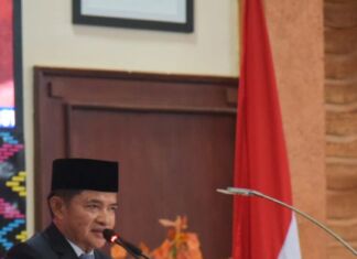 Ketua DPRD NTB Dilantik. Pj Gub : Percepat Target Pembangunan Daerah