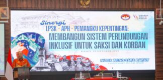 LPSK dan Masyarakat Bangun Perlindungan Inklusif. Sekda NTB : Saksi dan Korban Butuh Keamanan dan Kenyamanan