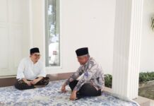 Lalu Aria Bertemu Tuan Guru Atsani, Dukungan PBNW ke AQUR Semakin Menguat