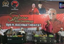 Ribuan Jamaah Gelar Syukuran Pelantikan H Rachmat Hidayat Jadi Anggota DPR RI Empat Periode, Dukungan untuk Rohmi-Firin Menggelora