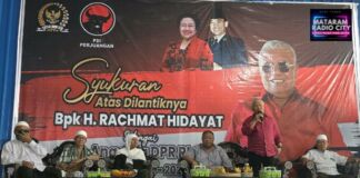Ribuan Jamaah Gelar Syukuran Pelantikan H Rachmat Hidayat Jadi Anggota DPR RI Empat Periode, Dukungan untuk Rohmi-Firin Menggelora