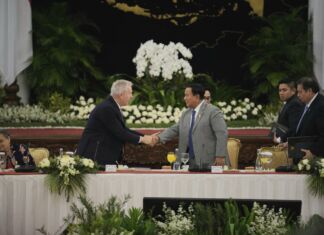 Prabowo Bertemu Para Pimpinan Perusahaan AS di Istana, Puji Kinerja Kabinet Merah Putih