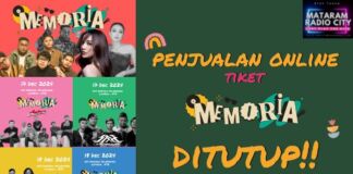 Penjualan Tiket Online Memoria Ditutup, Tiket Kini Tersedia di Eks Bandara Selaparang