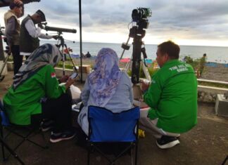 Hilal, tak Terpantau di Pantai Loang Baloq Mataram