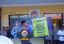 Polres Lombok Utara Launching Cara Cepat Lapor Polisi