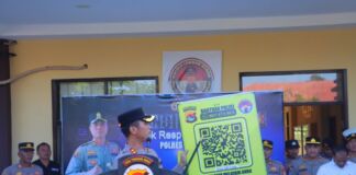 Polres Lombok Utara Launching Cara Cepat Lapor Polisi