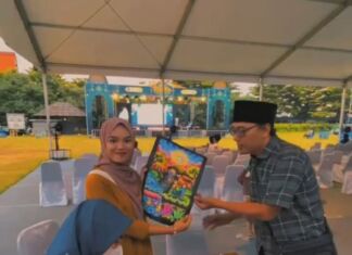 20 Siswa SD Ikut Lomba Gambar Kaligrafi