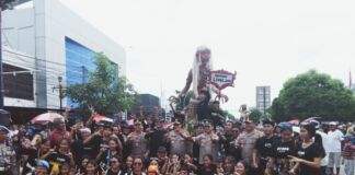 Polres Mataram Terjunkan 757 Personil Amankan Pawai Ogoh-ogoh