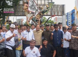 Gubernur NTB Lepas Pawai Ogoh-Ogoh, Serukan Toleransi dan Kebersamaan Antarumat Beragama