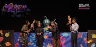 Kolaborasi SPWS dan SLB di Panggung Hari Bumi 2025 : Lawan Raksasa Sampah Lewat Pentas Wayang Botol