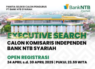 Pengumuman Seleksi Calon Komisaris Independen Bank NTB Syariah 2025