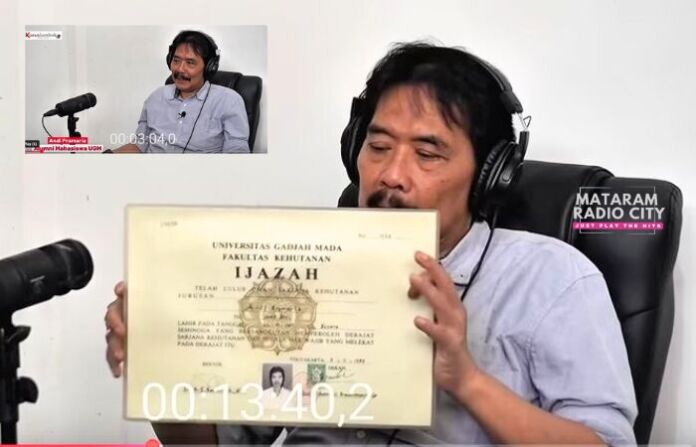 Andi Pramaria Teman kuliah Jokowi