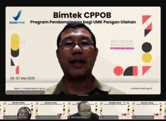 BBPOM Dorong UMKM NTB Naik Kelas Lewat Izin Edar, Yosef: Mudah, Terjangkau danTerukur!