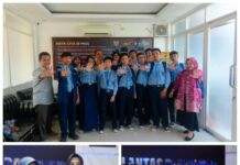 Siswa SMPN 2 Mataram Kunjungi Mapolda NTB