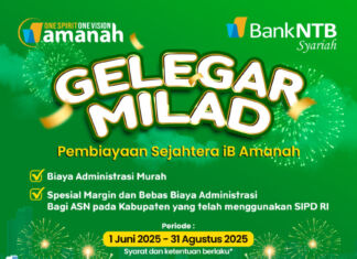 Gelegar Milad Pembiayaan Amanah Bank NTB Syariah