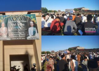 Cicit Pahlawan Nasional Maulanasyeikh Jadi Khatib Shalat Idul Adha di Lapangan Malomba Ampenan. Inilah Inti Khotbahnya!