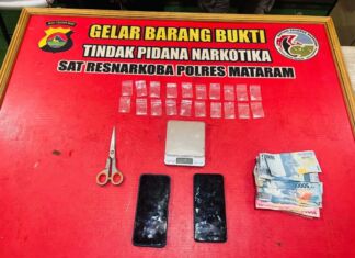 20 Pocket Sabu Gagal Edar
