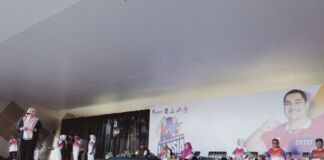 Meriahkan FORNAS, Kemenpora Gelar Senam dan Pemeriksaan Kesehatan Lansia