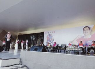 Meriahkan FORNAS, Kemenpora Gelar Senam dan Pemeriksaan Kesehatan Lansia