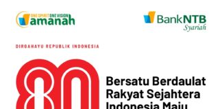 Iklan Ucapan HUT RI Ke-80 dari Bank NTB Syariah