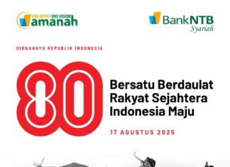 Iklan Ucapan HUT RI Ke-80 dari Bank NTB Syariah