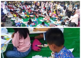 Lomba Warnai Tokoh Wayang. Anak-Anak Diharapkan Ikuti Wataknya