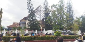 Gedung DPRD NTB Tinggal Rangka