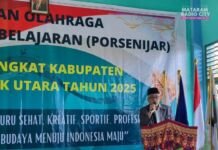 Porsenijar Lombok Utara 2025 Resmi Dibuka, PGRI KLU Dorong Guru Kreatif dan Sportif