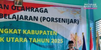 Porsenijar Lombok Utara 2025 Resmi Dibuka, PGRI KLU Dorong Guru Kreatif dan Sportif