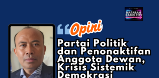 OPINI : Partai Politik dan Penonaktifan Anggota Dewan, Krisis Sistemik Demokrasi Indonesia