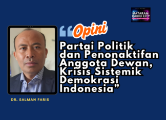OPINI : Partai Politik dan Penonaktifan Anggota Dewan, Krisis Sistemik Demokrasi Indonesia