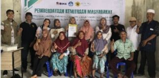 Universitas Mataram Damping Pengukuhan Kelompok dan Berikan Pelatihan Keamanan Pangan di Desa Sukadana