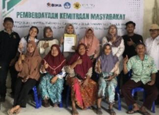 Universitas Mataram Damping Pengukuhan Kelompok dan Berikan Pelatihan Keamanan Pangan di Desa Sukadana