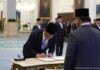 Prabowo Subianto Lantik Empat Menteri Baru dan Satu Wakil Menteri di Istana Negara