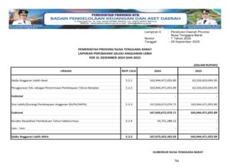 Laporan Realisasi APBD Provinsi Nusa Tenggara Barat Tahun 2024: Wujud Transparansi dan Akuntabilitas Pengelolaan Keuangan Daerah (Bagian 3)